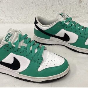 Nike Dunk Low Celtics Green White Black Sneakers Men’s Size 9